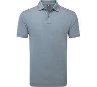 Footjoy Tipped Pique Mens Flint/Hibiscus XL Camiseta polo