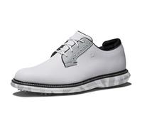 Footjoy Traditions Blucher - Zapatos de Golf para Hombre, Blanco/Gris (White/Grey Camo), 41 EU