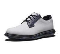 FootJoy Traditions Blucher - Zapatos de golf para hombre, Camuflaje blanco/azul marino, 44.5 EU