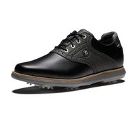 Footjoy Traditions, Zapatos de Golf Mujer, All Black, 40 EU Ancho