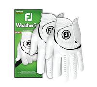 FootJoy WeatherSof - Guantes de Golf para Hombre, 2 Unidades, Color Blanco