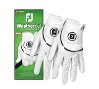 FootJoy WeatherSof - Guantes de Golf para Mujer, 2 Unidades, Color Blanco