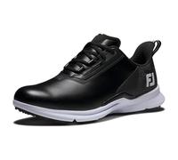 FootJoy Zapatos de golf Fj Fuel para hombre, Negro/Negro/Blanco, 9.5 Wide