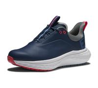 FootJoy Zapatos de Golf Fj Quantum para Mujer, Azul Marino, Blanco y Rosa, 4 UK Wide