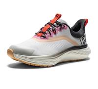 FootJoy Zapatos de golf Fj Quantum para mujer, Lucent White/Hot Coral/Asphalt, 41 EU
