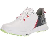 FootJoy Fuel, Zapatos de Golf Hombre, White/Navy/Lime, 40.5 EU
