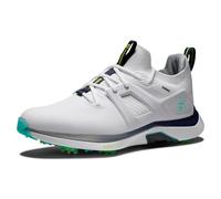 FootJoy Zapatos de Golf Hyperflex Carbon para Hombre, Blanco, carbón, Verde Azulado, 39 EU