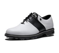 FootJoy Zapatos de Golf Packard de la Serie Premiere para Hombre, Blanco/Negro, 40 EU