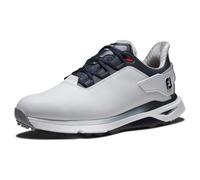 FootJoy Zapatos de Golf Pro/SLX para Hombre, Blanco, Azul Marino, Rojo., 43 EU