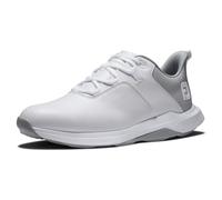 Footjoy Zapatos de Golf Prolite de Temporada Anterior para Hombre, Blanco/Gris Claro/Gris, 9.5 Wide