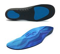 Footlogics Plantillas ortopédicas de longitud completa con soporte de arco para fascitis plantar, dolor de bola de pie, pies planos, uso cómodo, par, M