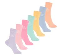Footstar Calcetines para niños (7 pares) de calcetines coloridos para niños y niñas, candy, 31-34 cm
