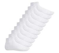 Footstar SNEAK IT! 10 Pares Calcetines Cortos Unisex - Blanco 39/42