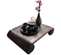 Footstool Retro Low Table Living Room Zen Tea Table Tatami Table Bay Window Coffee Table Can Be Used As A Stool (Size : 45x26x12cm)
