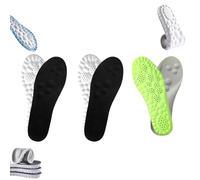 Footstr Insoles 4D Cloud Technology Sweat-Absorbentsports Insole with Arch Support 2025New Cloud Cushion Memory Foam Arch Support Insoles for Men Women (3Pair-F,37-38)