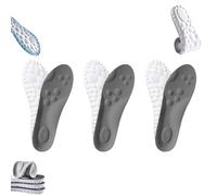 Footstr Insoles 4D Cloud Technology Sweat-Absorbentsports Insole with Arch Support 2025New Cloud Cushion Memory Foam Arch Support Insoles for Men Women (3Pair-D,41-42)