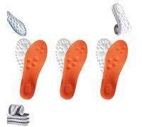 Footstr Insoles 4D Cloud Technology Sweat-Absorbentsports Insole with Arch Support 2025New Cloud Cushion Memory Foam Arch Support Insoles for Men Women (3Pair-C,35-36)