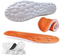 Footstr Plantillas, plantilla de espuma suave transpirable, suela elástica 4D, plantillas en I de espuma viscoelástica, plantilla con tecnología 4D Cloud, plantillas Steppers para mujeres y hombres