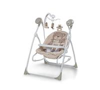 Foppapedretti, Carillon, hamaca oscilante, capacidad máxima: 9 kg, 67 x 74,5 x 94,5 cm, 7,5 kg, marrón beige