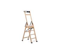 Foppapedretti LaScala 4 Escalera de Cuatro peldaños, Madera, Natural, 108x48x12 cm