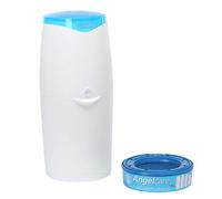 Foppapedretti Maialino Cubo para pañales, blanco-azul