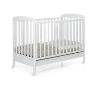 Foppapedretti Mary - Cuna con barandilla Ajustable, Color Blanco
