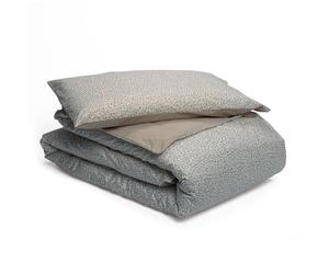 Foppapedretti Noche & Naturaleza - Saco nórdico para Cama Individual 1P con Funda de Almohada; Pétalos de Arena 100% algodón, Fabricado en Italia