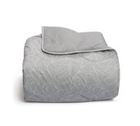 Foppapedretti Notte & Natura - Edredón para Cama de una Plaza y Media, Onda Perla, Revestimiento 100% algodón percal, Fabricado en Italia