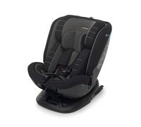 Foppapedretti Silla de coche Clock I-Size, asiento giratorio 360°, para niños de 40 a 150 cm de altura, 0-12 años, conforme ECE R129, fijación Dualfix (Isofix y non), Safe Body Protection, negro