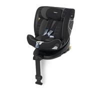 Foppapedretti Silla de coche FP360 I-Size, asiento giratorio 360°, para niños de 40 a 150 cm de altura, 0-12 años, conforme ECE R129, fijación Dualfix (Isofix y non), Safe Body Protection, negro