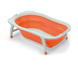 Foppapedretti, Soffietto, bañera para bebé, para niños desde el nacimiento hasta 15 kg, 23 x 46 x 81 cm, 2 kg, naranja