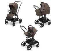 Foppapedretti Spritz I-Size, sistema modular combinado para niños, capazo y asiento de coche I-Size, Cacao