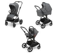 Foppapedretti Spritz I-Size, sistema modular combinado para niños, capazo y silla de coche I-Size, Titanium