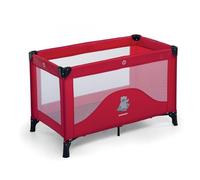 Foppapedretti, Teddytour, cuna de viaje con funda, azul, 127 x 67 x 78 cm, 8,64 kg, rojo