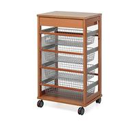 Foppapedretti Verdurero Carrito de Cocina, Madera, Nogal