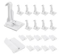 Foppla 10 unidades Baby Proofing Cabinet Latch Lock con adhesivo invisible para niños cerraduras de seguridad sin herramientas ni agujeros necesarios armario de seguridad infantil para armarios y