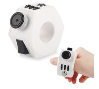 FOPSDGN Anillo Anti-Estrés 6-en-1 para Adultos y Niños - Anillo con Clic, Giro, Rueda, Engranaje, Interruptor, Lisa - Juguete Sensorial para Ansiedad, TDAH, Concentración, Alivio Nervioso