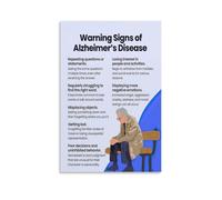 FOPURE Cognitive Health Awareness Poster - Supporting Brain Wellness & Aging, Educational Chart for Senior Centers & Workshops(Unframed,08x12inch(20x30cm))