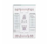 FOPURE Dog and Cat Anatomy Chart Veterinary Educational Poster Canvas Wall-Art for Clinic Waiting Room(Framed,12x18inch(30x45cm))