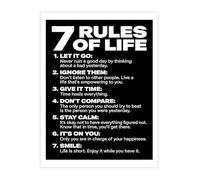 FOPURE Types of Sentences English Grammar Chart Educational Poster for Homeschool Classroom Learning School Wall-Art Decor(Framed,12x18inch(30x45cm))