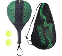 Fopytu 1 Juego De Raqueta De Pádel Ligera con 2 Pelotas De Tenis Y Funda De Transporte para Adultos Y Adolescentes.