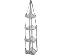 Fopytu Bolsa De Almacenamiento para Balones sobre Puerta, Organizador Colgante De Malla De 4 Niveles, Estante Vertical Expandible para Fútbol, Baloncesto Y Voleibol.