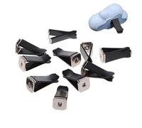 Fopytu Clips De Ventilación De Aire del Automóvil, 10 Pcs Aircendente De Aire Accesorios para Ventilación De Aire para Interior del Automóvil, Decoraciones para Hogar De Oficina
