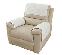 Fopytu Cubierta De Reposabrazos Sofá, Cubierta del Reposacabezas para El Sofá Reclinable, Cubiertas De Silla Reclinable Impermeable De 3 Piezas, Protector De Muebles De Tapa Deslizante No Litigante