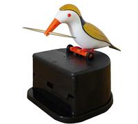 Fopytu Dispensador De Palillo De Dientes De Pájaros, Dispensador De Palpín Automático Telescópico, Decoración del Soporte para Palillo De Dientes para Fiesta En Casa