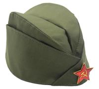 Fopytu Gorra De Guarnición M81 del Ejército Soviético De URSS, CCCP, Segunda Guerra Mundial, con Insignia, Recuerdos De Gran Guerra Patria De Rusia.