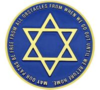 Fopytu Moneda De Recuerdo Estrella De David, Medalla Coleccionable De Janucá, Monedas De Recuerdo Chapadas, Colección De Suerte, Moneda Conmemorativa Judía De Israel