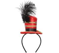 Fopytu Sombrero De Maestro De Ceremonias para Niñas - Mini Sombrero De Copa, Diadema, Tocado, Diadema De Showman, Sombrero para Disfraz De Circo, Accesorios para Adultos Y Niños