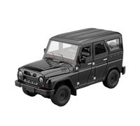 For 1/18 UAZ Hunter SUV Coche en Miniatura de aleación-simulación de Sonido Fundido a presión y Modelo de vehículo Todoterreno de Metal Ligero for colección(Black)