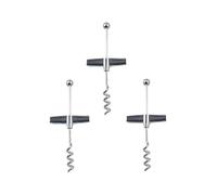 For 3piece Diy Beaded Cork Bottle Opener Wine Accessories Wine Bottle Opener Tbar Household Wi Red R